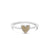 Dupe Rope Stacker Ring - Heart - Body & Soul Boutique