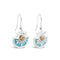 Dune Jewelry Sun Splash Earrings Larimar and Sand-shopbody.com